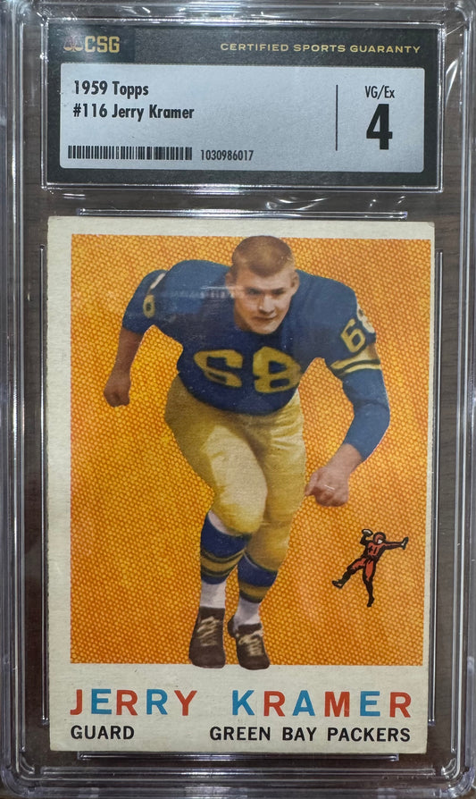 1959 Topps Jerry Kramer #116