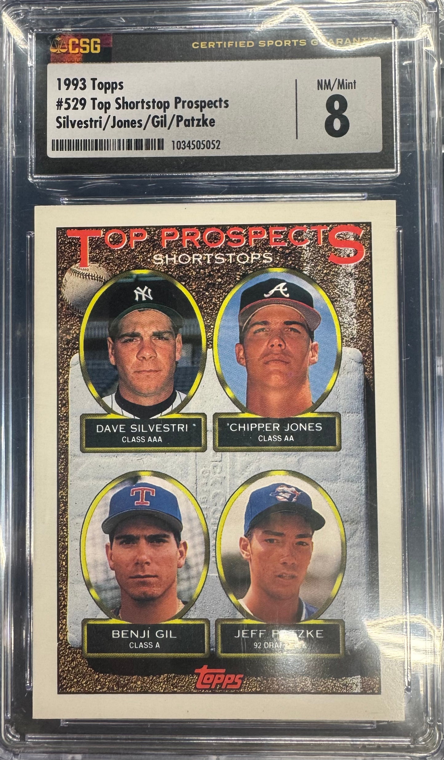 1993 Toppps Top Shortsop Jones #529