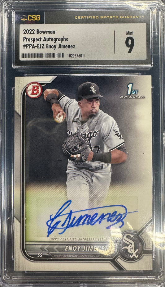 2022 Bowman Auto Enoy Jimenez #PPA-EJZ