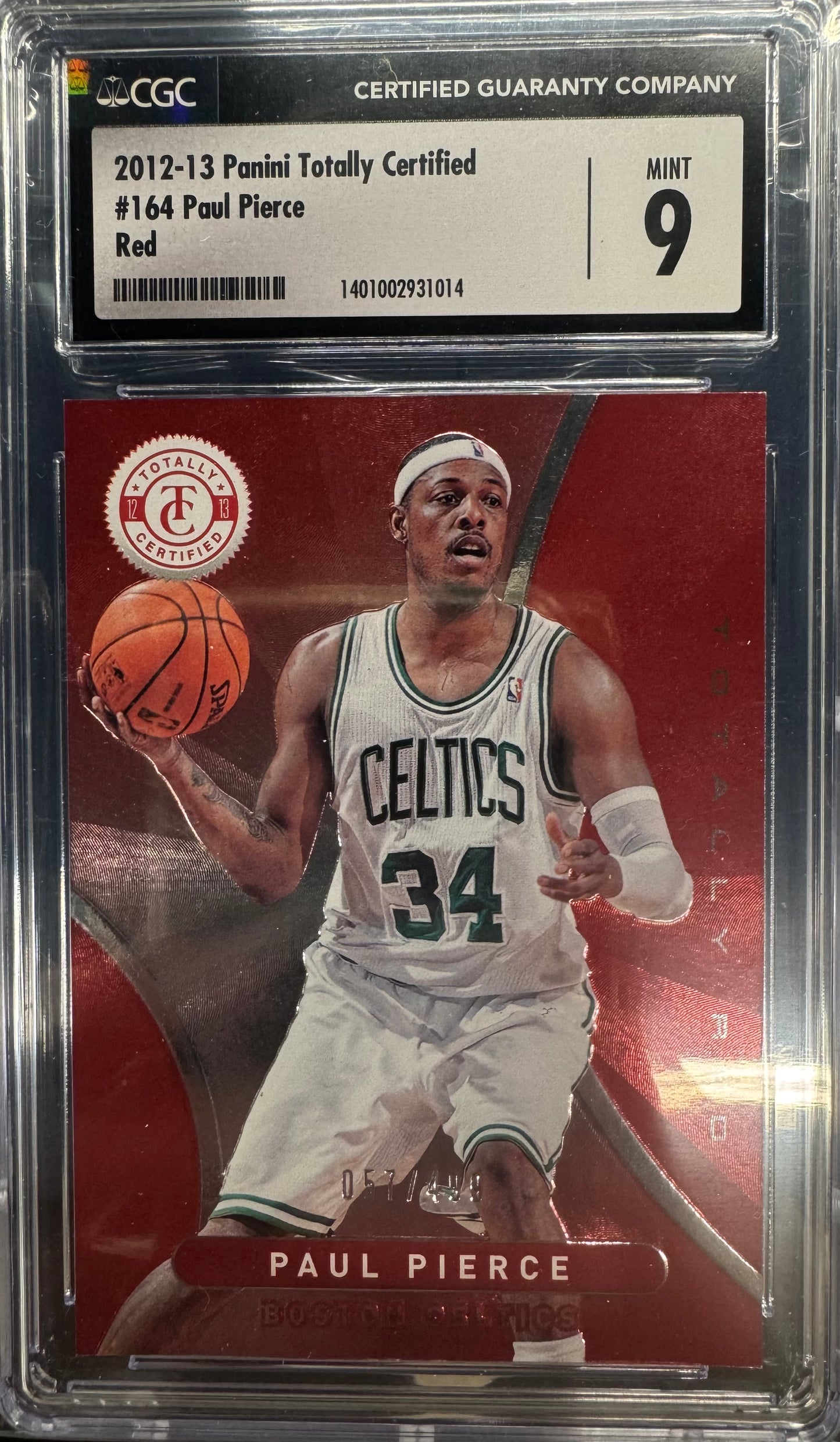 2012-13 Panini Totally Cert. Paul Pierce #164 /499