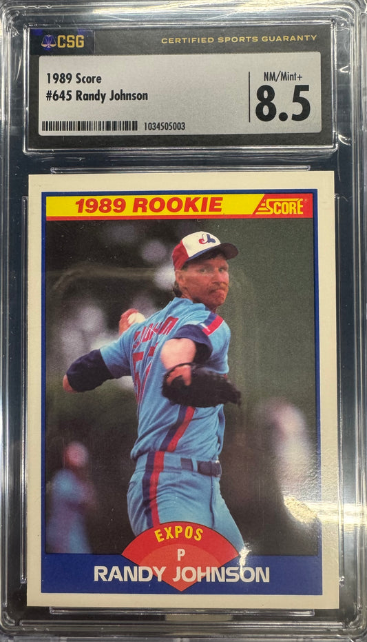 1989 Score Randy Johnson #645