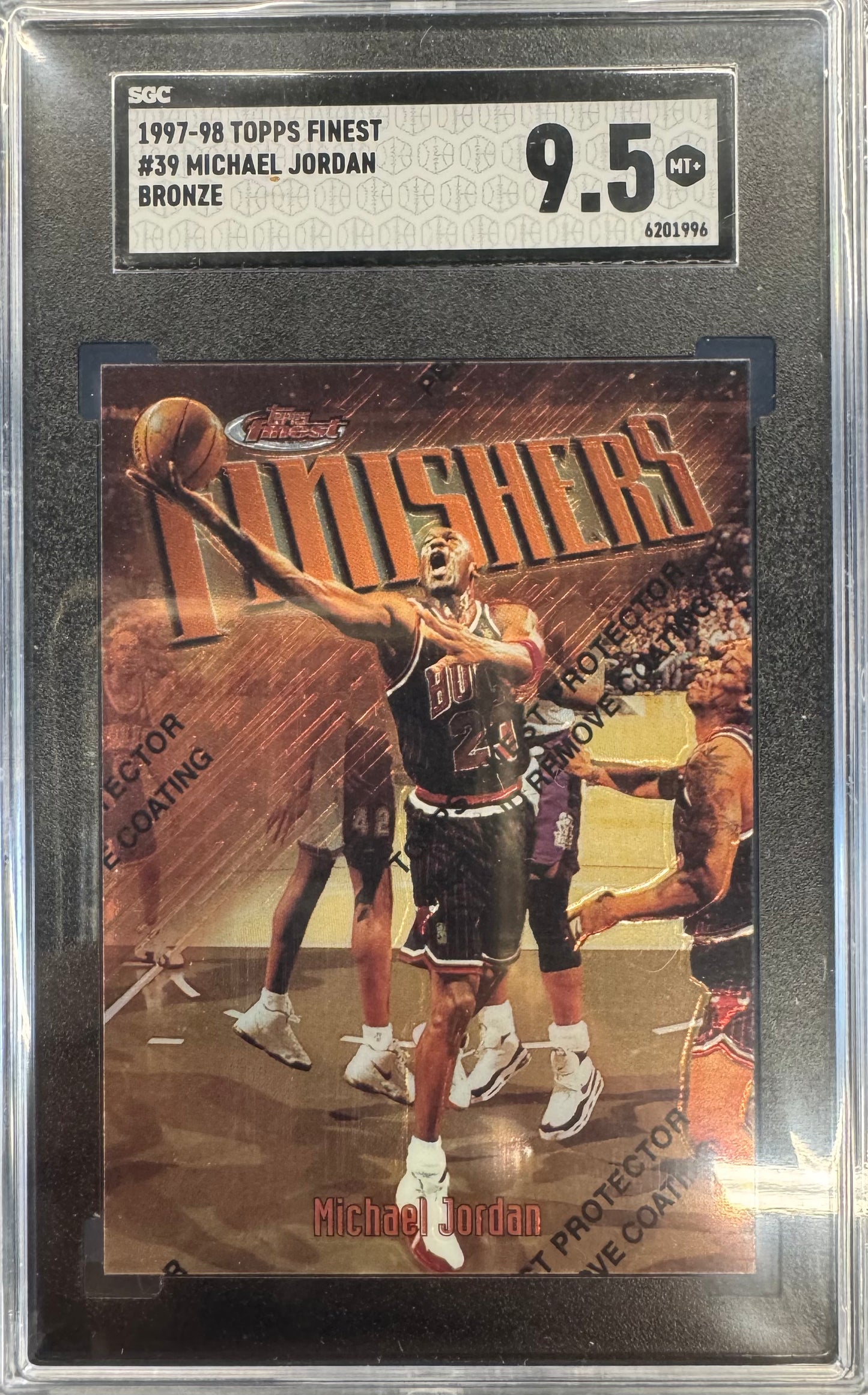 1997-98 Topps Finest Michael Jordan Bronze #39