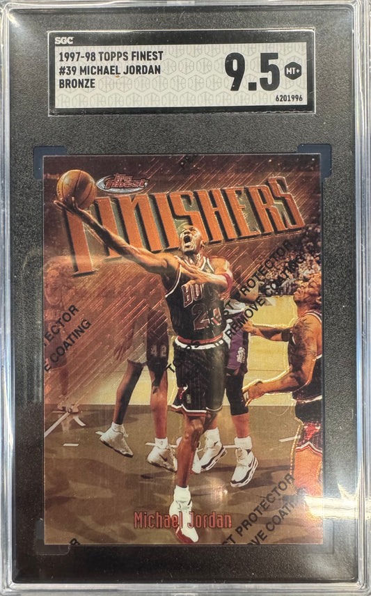1997-98 Topps Finest Michael Jordan Bronze #39
