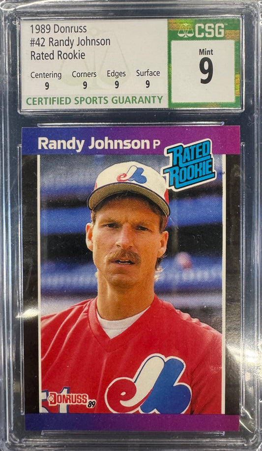 1989 Donruss Randy Johnson #42