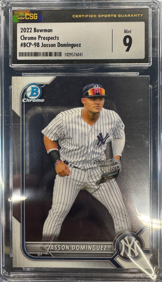 2022 Bowman Chrome Jason Dominguez #BCP-98