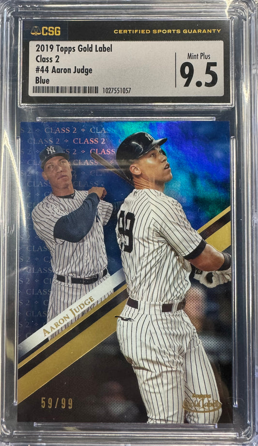 2019 Topps Gold Label Aaron Judge Blue #44