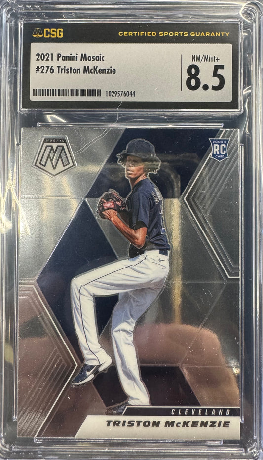 2021 Panini Mosaic Triston McKenzie #276