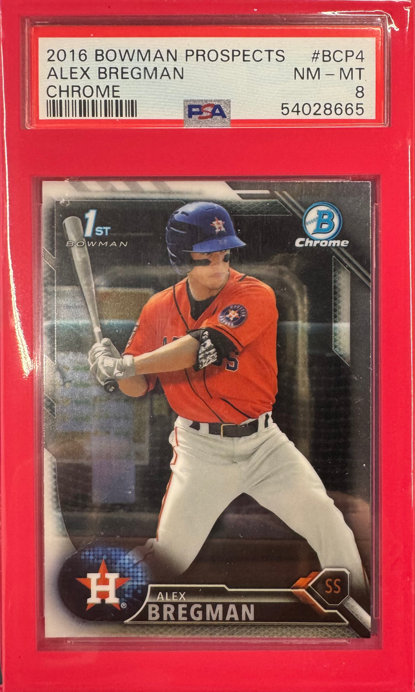 2016 Bowman Chrome Prospects Alex Bregman #BCP4