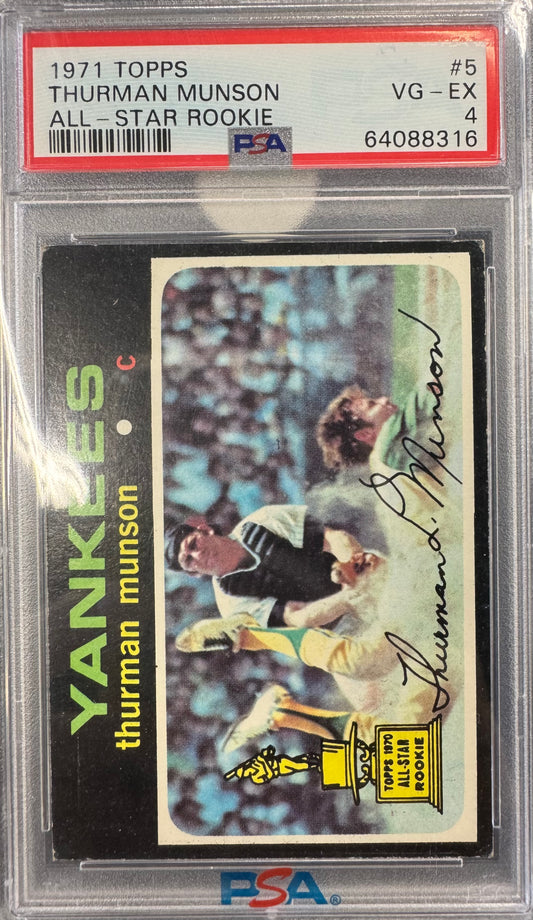 1971 Topps Thurman Munson #5