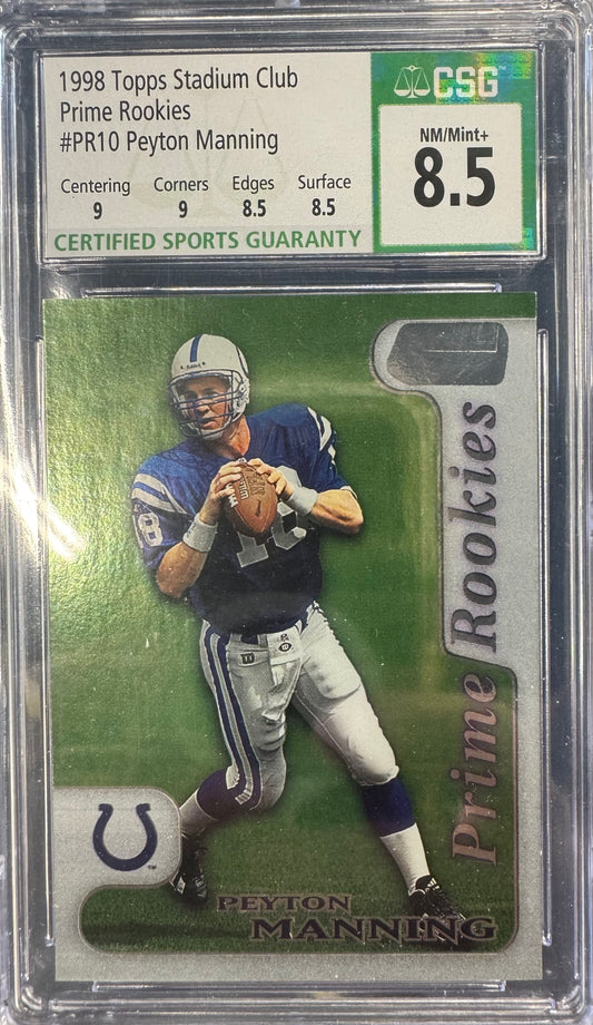 1998 Topps Stadium Peyton Manning #PR10
