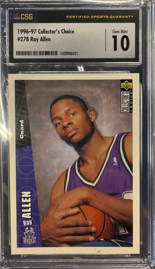 1996-97 Collectors Choice Ray Allen #278