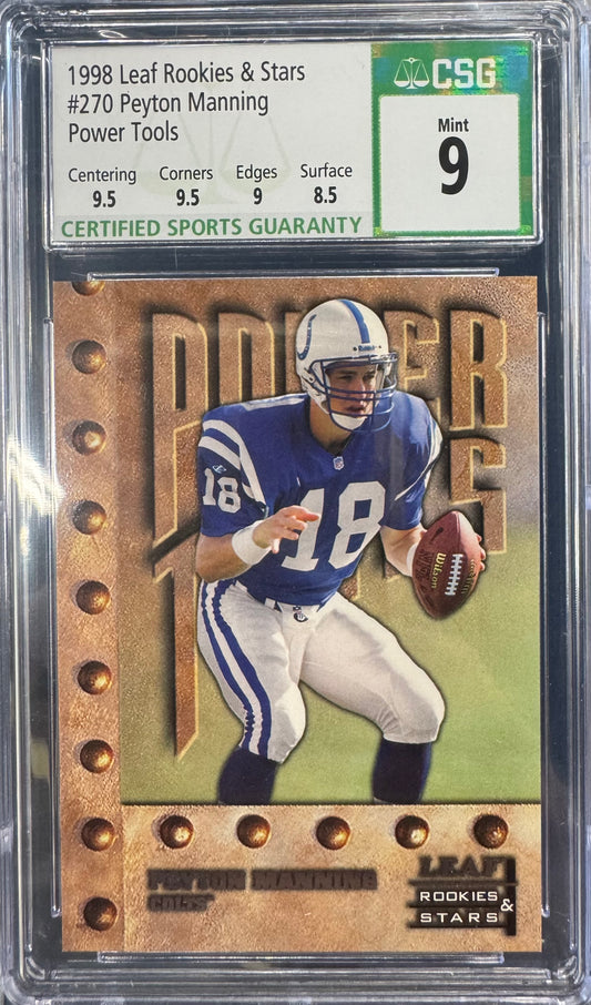 1998 Leaf Power Tools Peyton Manning #270