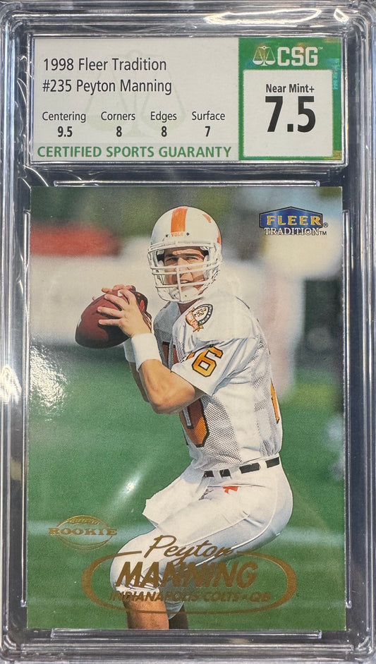 1998 Fleer Tradition Payton Manning #235