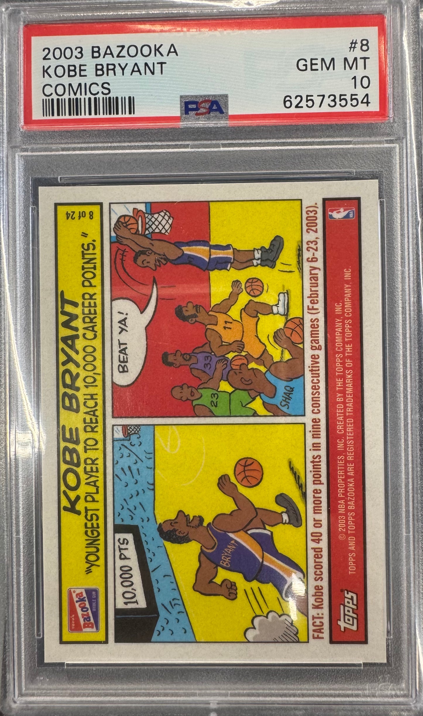 2003 Bazooka Kobe Bryant #8 10