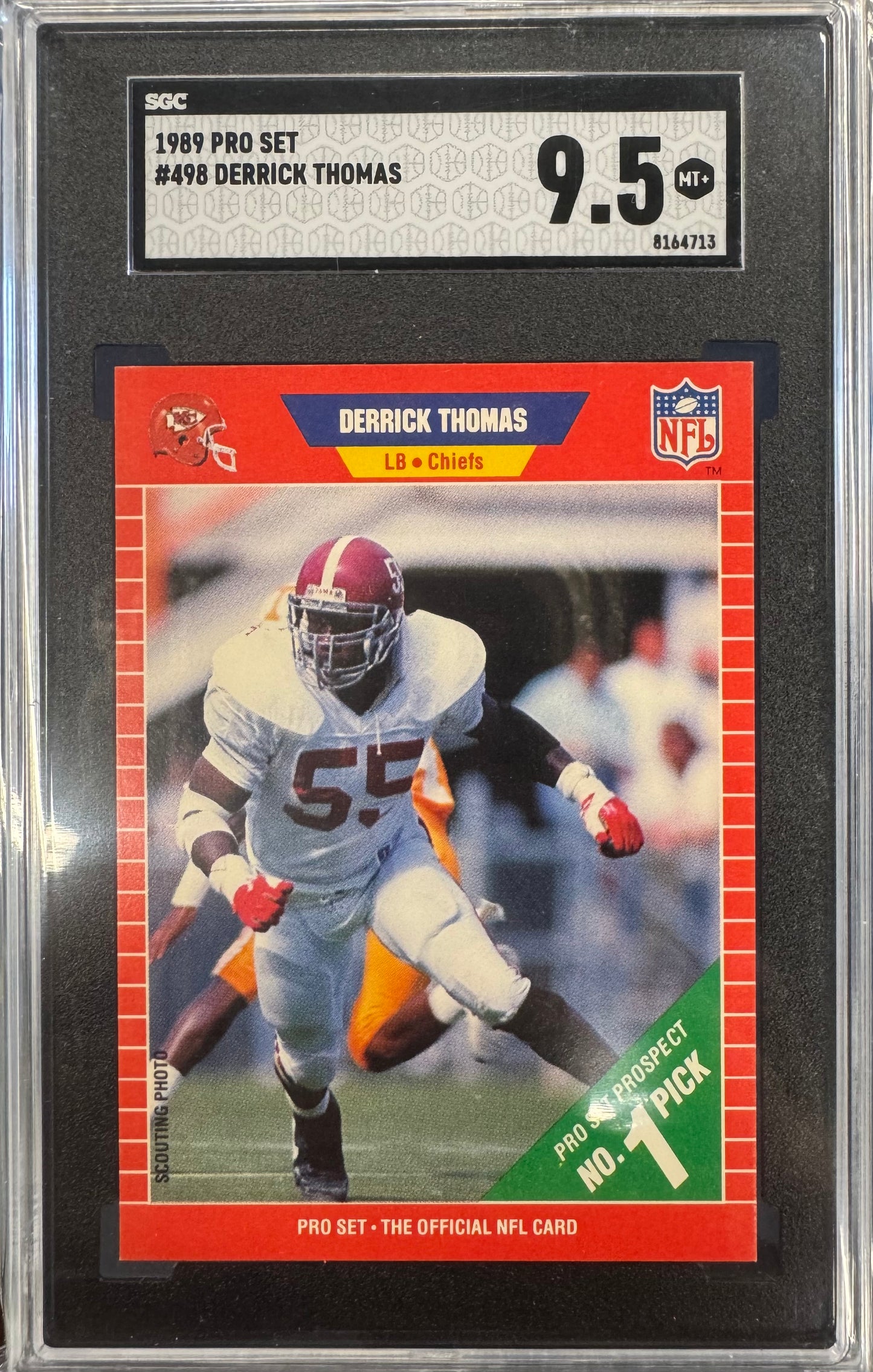 1989 Pro Set Derrick Thomas #498 9.5