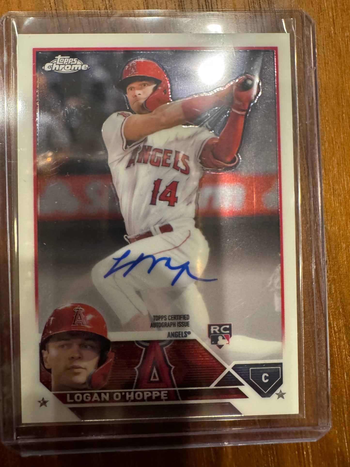 2023 Topps Chrome Logan O'Hoppe Auto #RA-LO