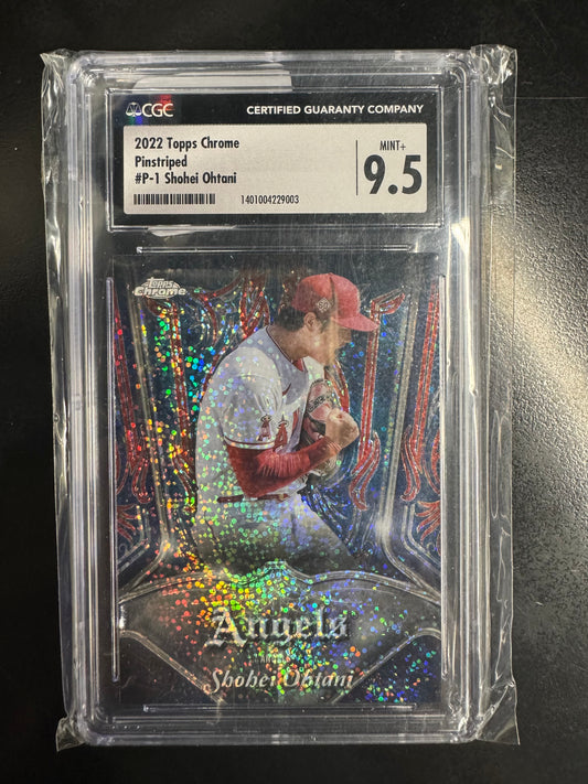 2022 Topps Chrome Shohei Ohtani Pinstriped