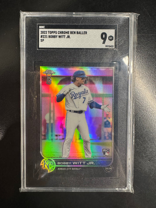 2022 Topps Chrome Bobby Witt Ben Baller