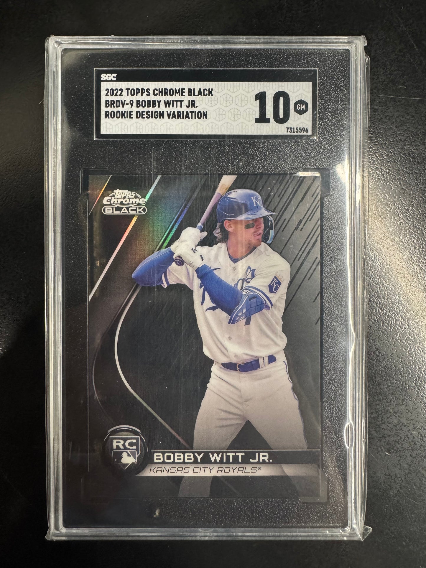 2022 Topps Chrome Black Bobby Witt rc