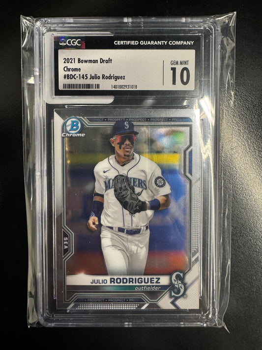 2021 Bowman Draft Chrome Julio Rodriguez #BDC-145