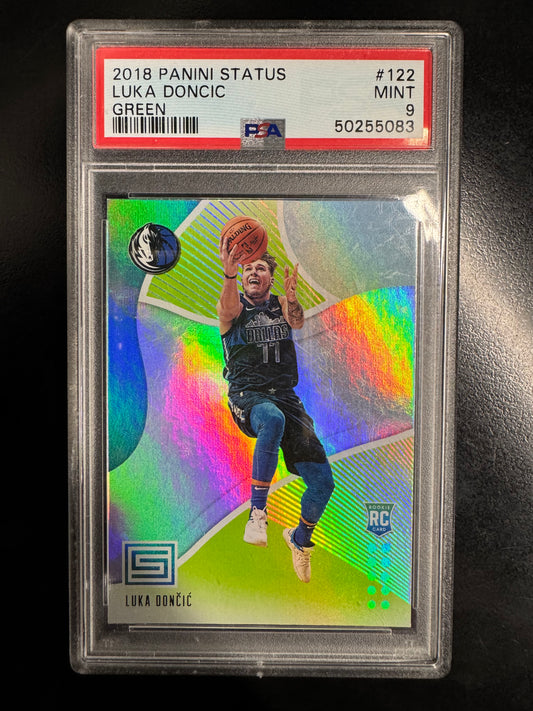 2018 Panini Status Luka Doncic Green #122