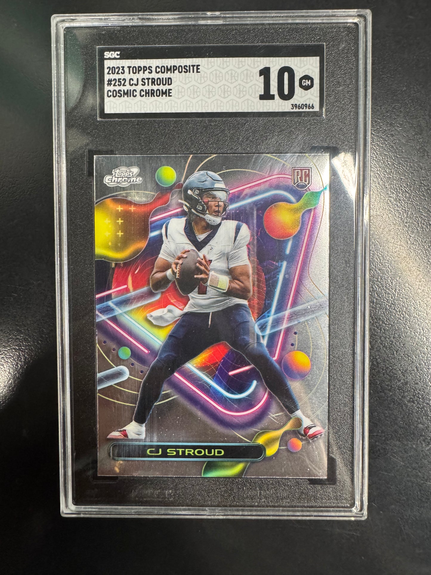 2023 Topps CJ Stroud #252 Cosmic Chrome
