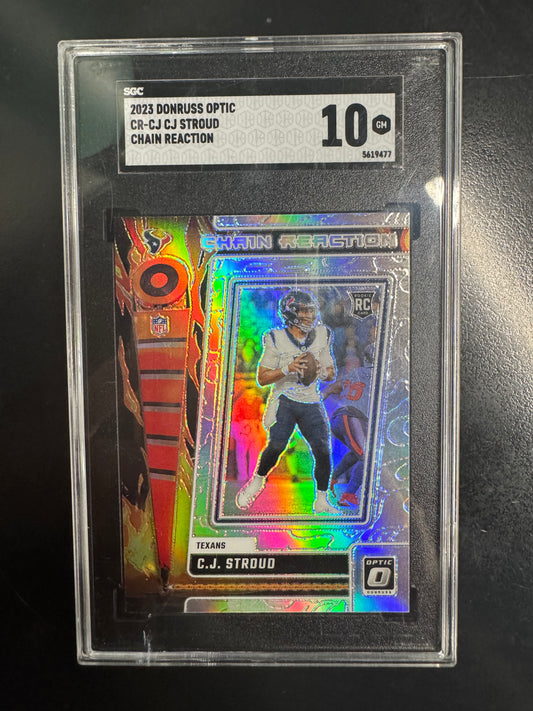 2023 Donruss Optic CJ Stroud #CR-Cj Chain Reaction