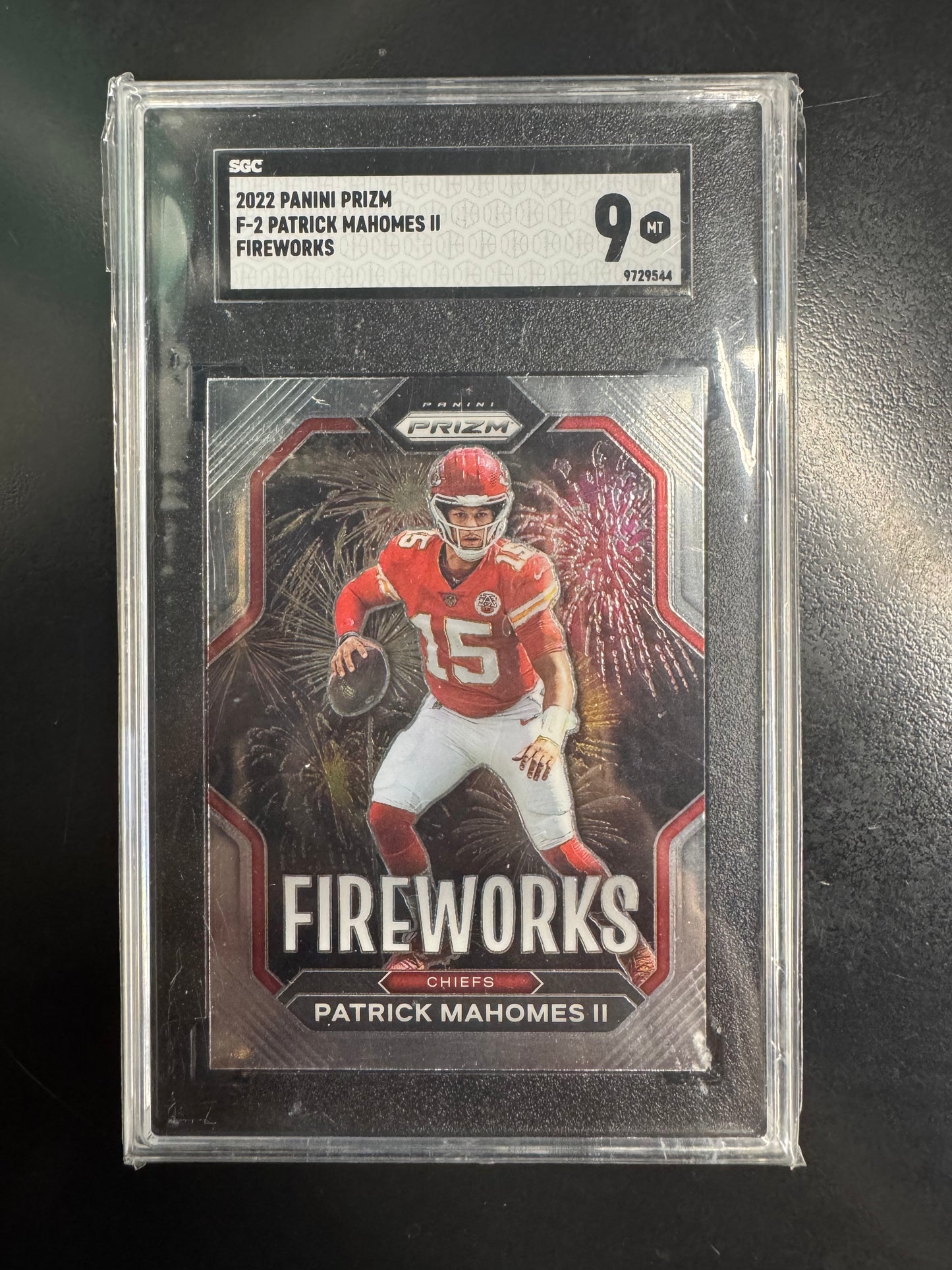 2022 Panini Prizm Patrick Mahomes #F-2 Fireworks