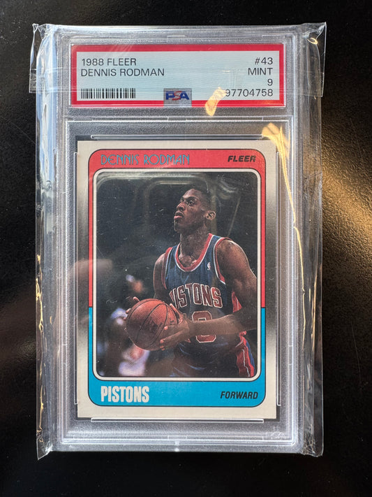 1988 Fleer Dennis Rodman #43