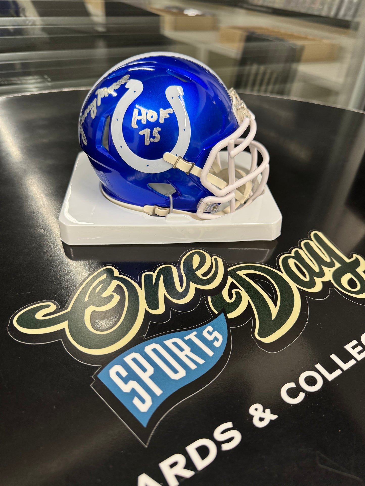 Mini Helmet - Larry Moore HOF