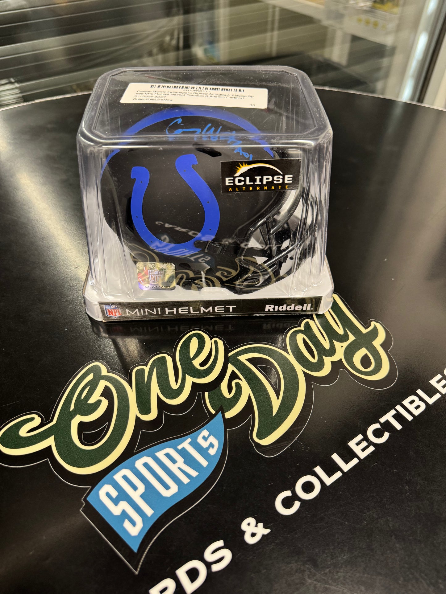 Mini Helmet - Colts Carson Wentz Eclipse