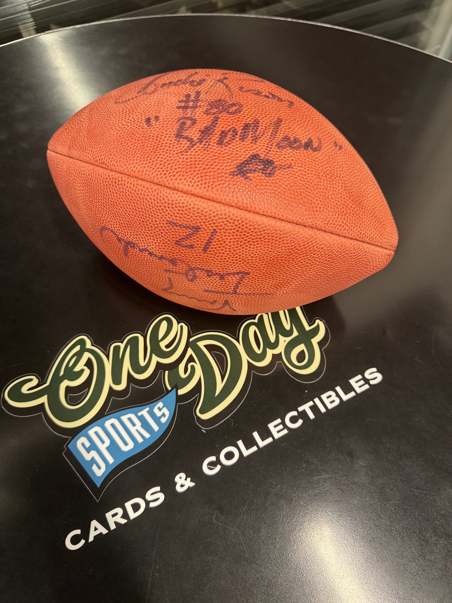 Andre Rison - Vinny Testaverde Auto Ball - 95 Cleveleand Browns