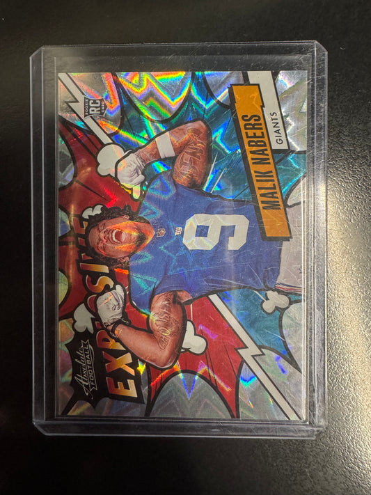 2024 Absolute Explosion Malik Nabers EX-MNS