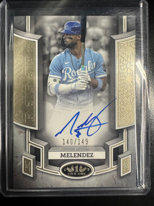 2024 Topps Tier One MJ Melendez Auto BOA-MJ /149