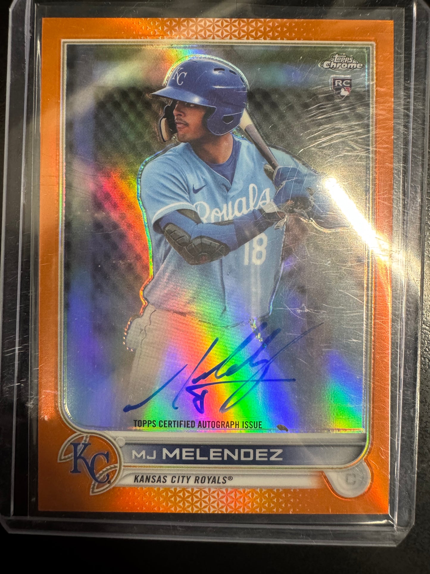 2022 Topps Chrome MJ Melendez Auto RA-MJM /25