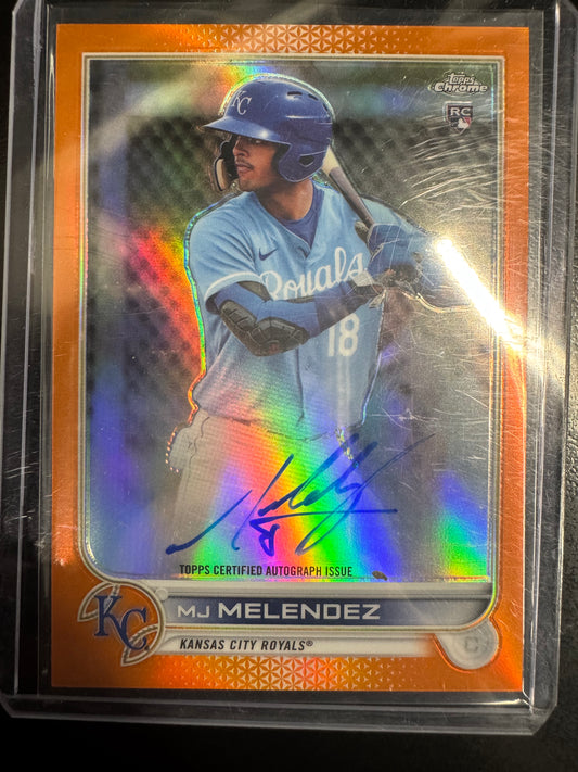 2022 Topps Chrome MJ Melendez Auto RA-MJM /25