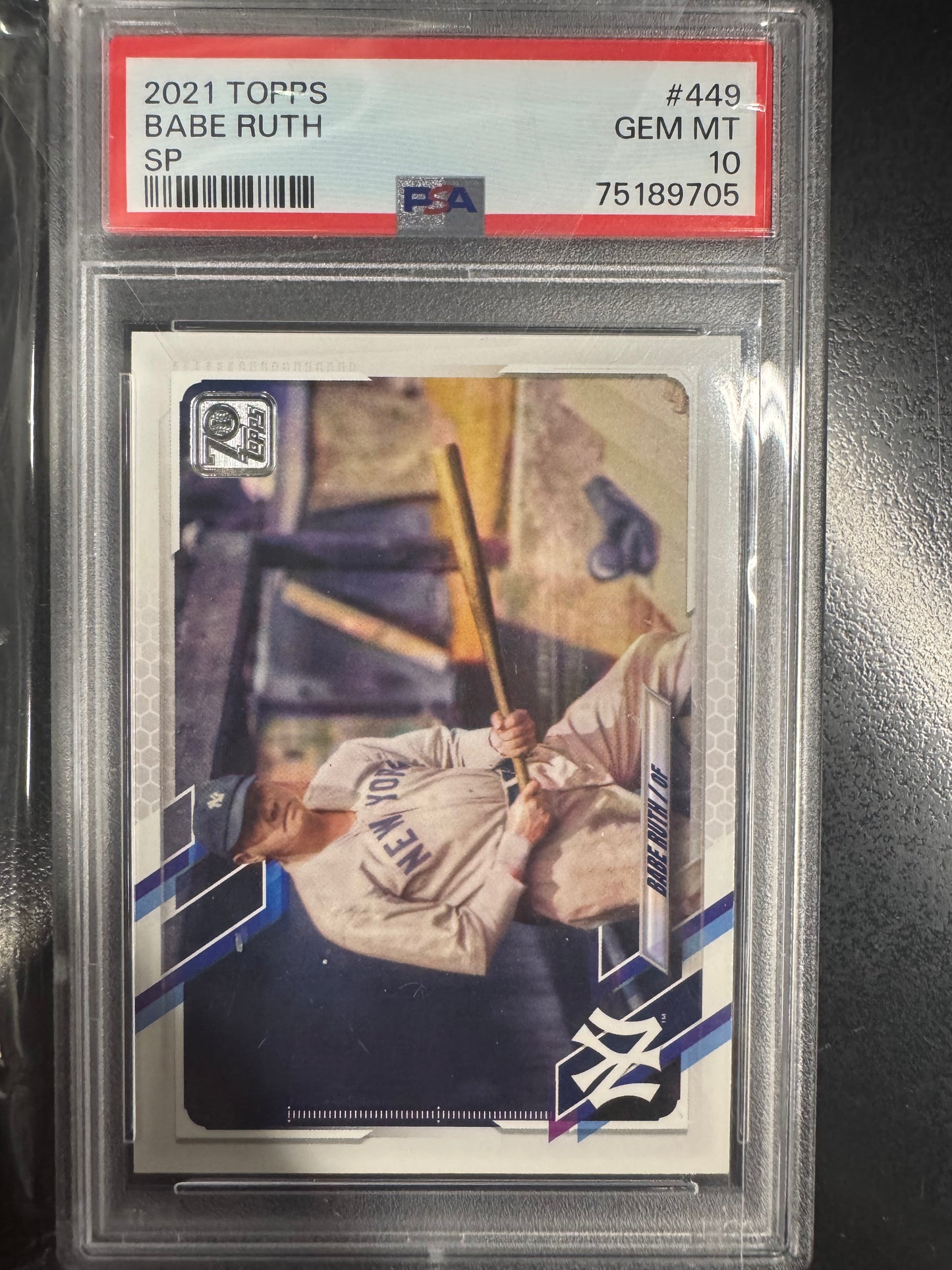 2021 Topps Babe Ruth SP #449