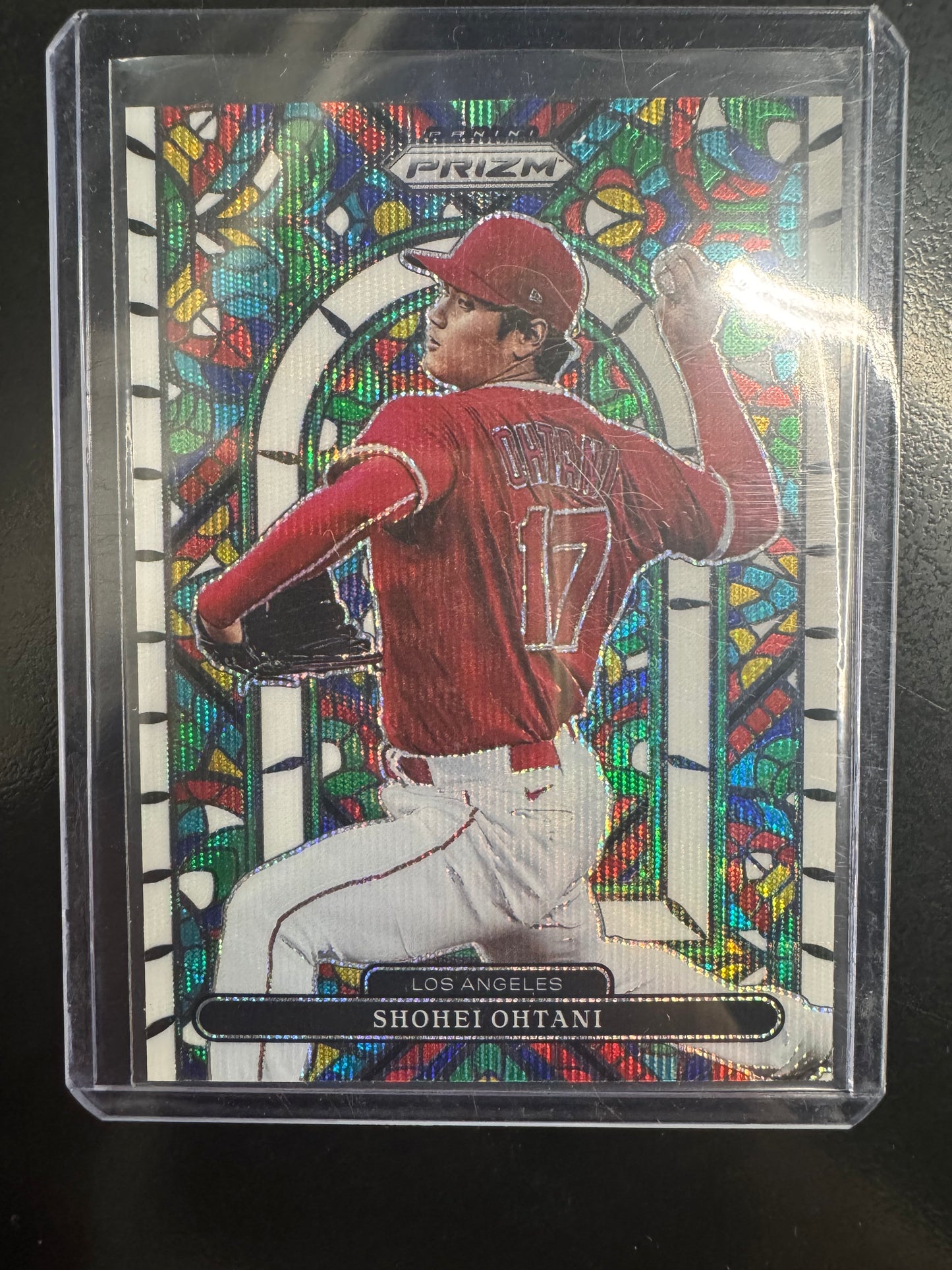 2022 Prizm Stained Glass Ohtani #SG-3 - WHITE WAVE