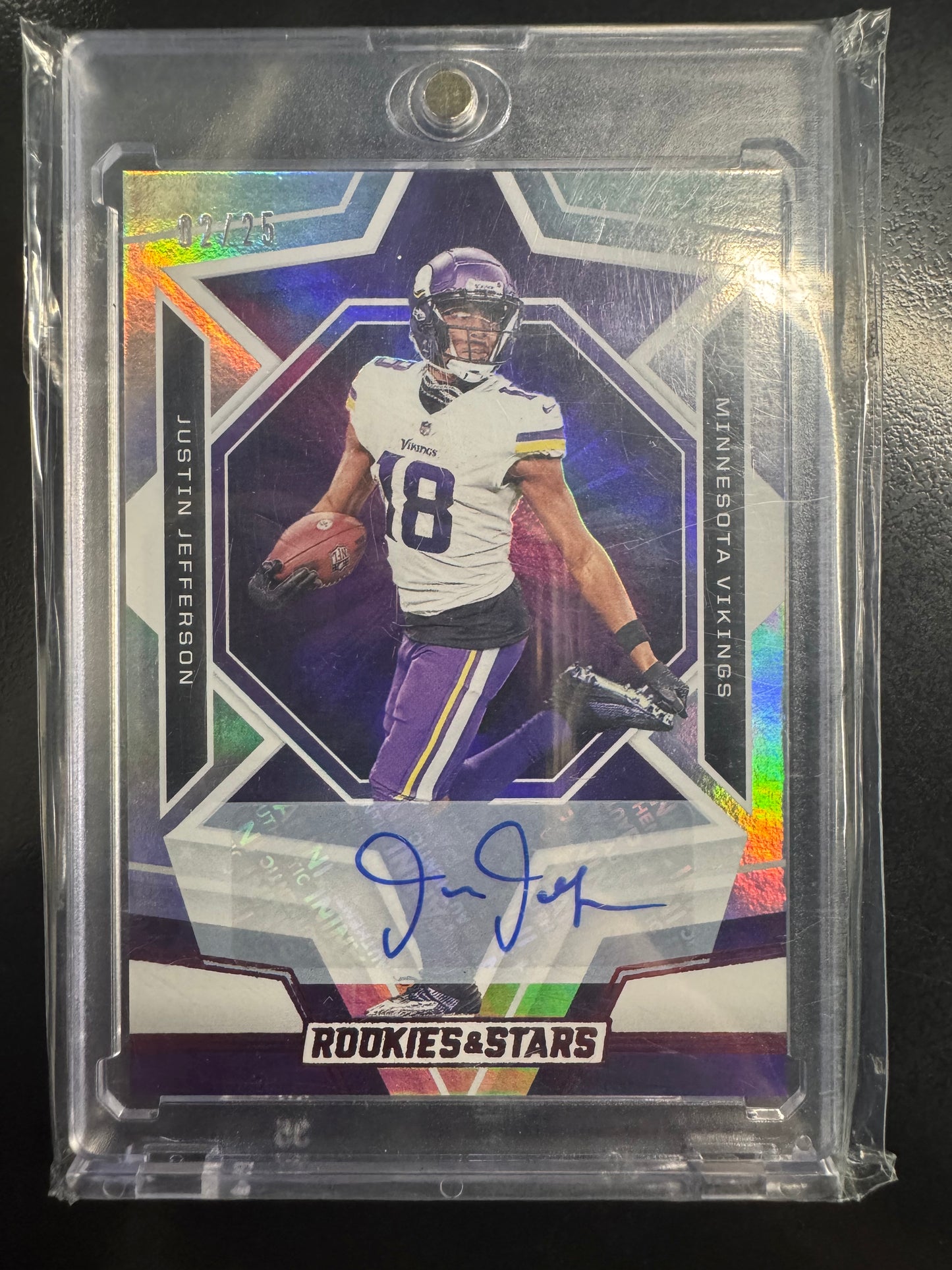 2023 Rookies & Stars Justin Jefferson Auto /25 #68