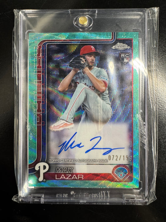 2025 Topps Chrome Max Lazar Auto /199 #RA-ML