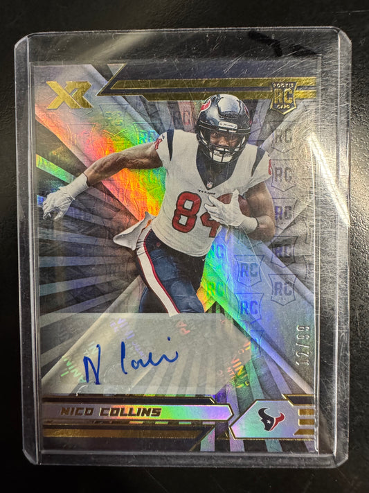 2021 XR Nico Collins Auto #164