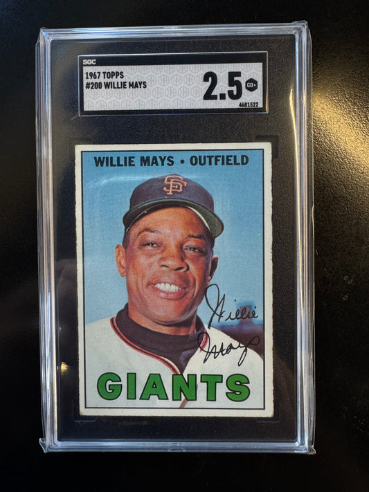 1967 Topps Willie Mays #200