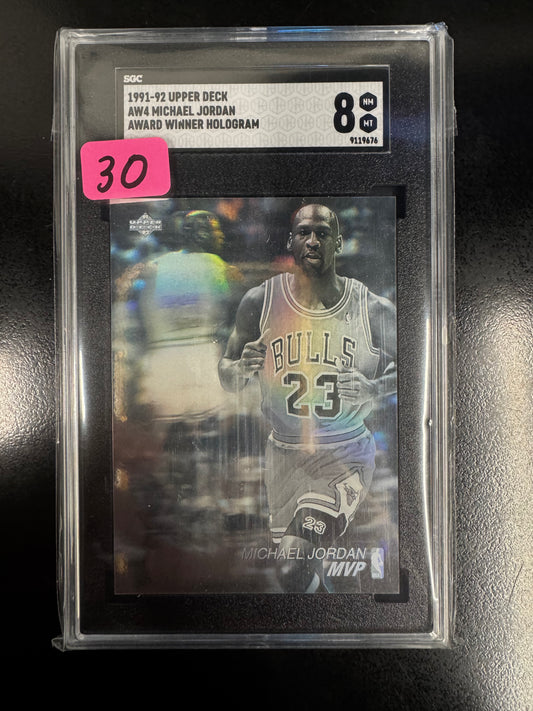 1991-92 Upper Deck Michael Jordan AW4 holo