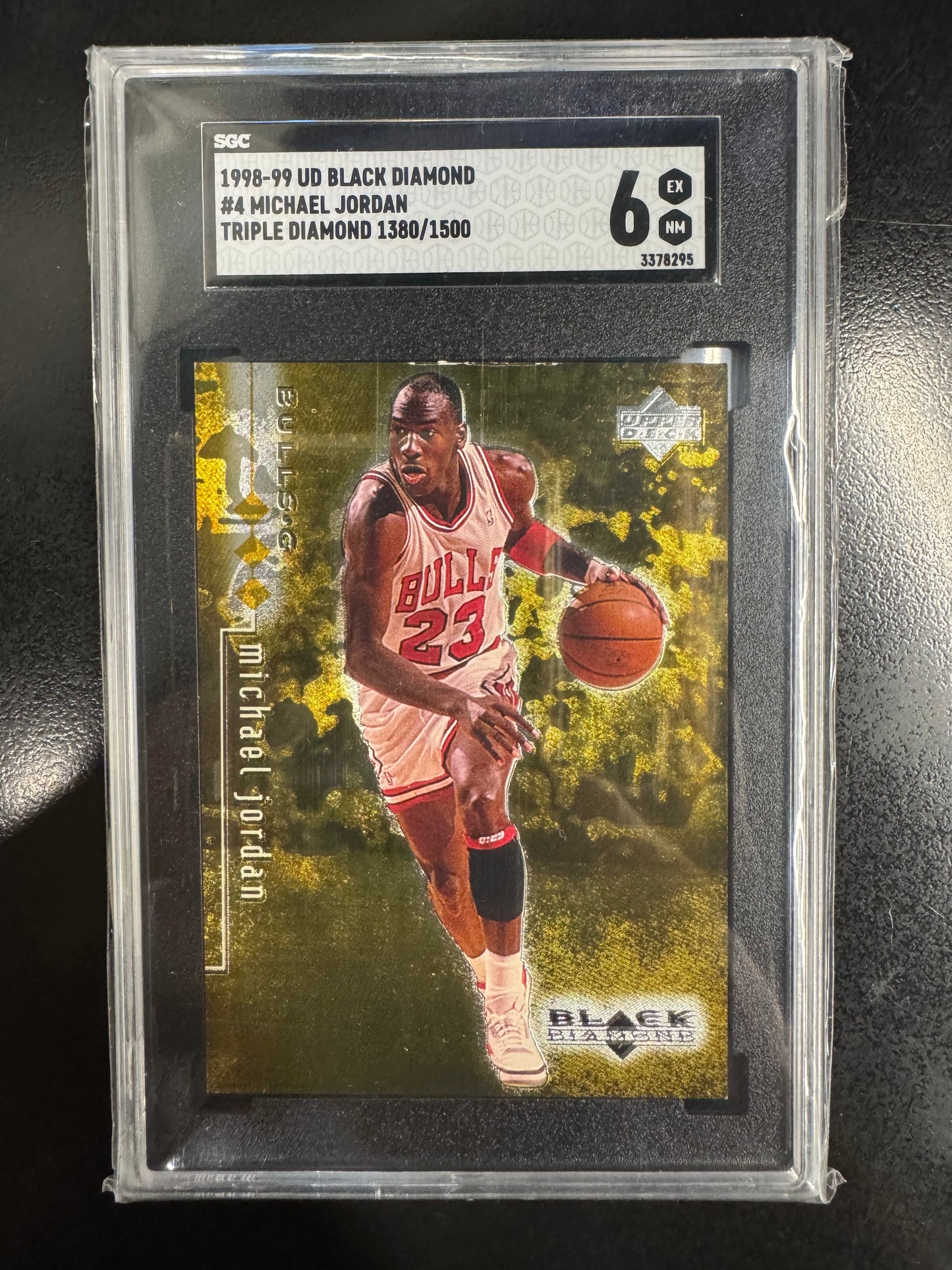 1998-99 UD Black Diamond Michael Jordan #4 /1500