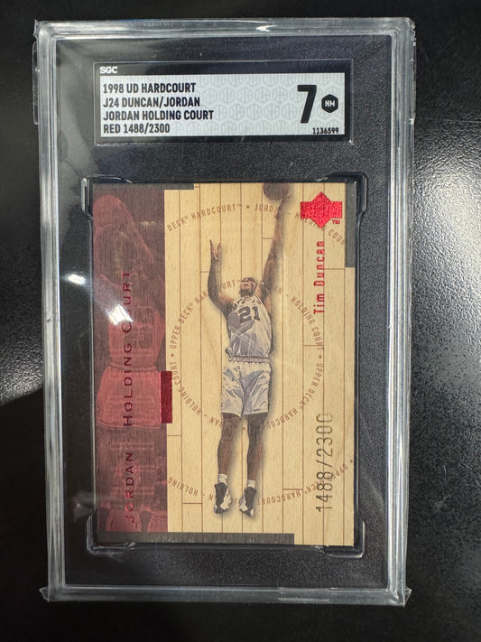 1998 UD Hardcourt Michael Jordan J24 - red
