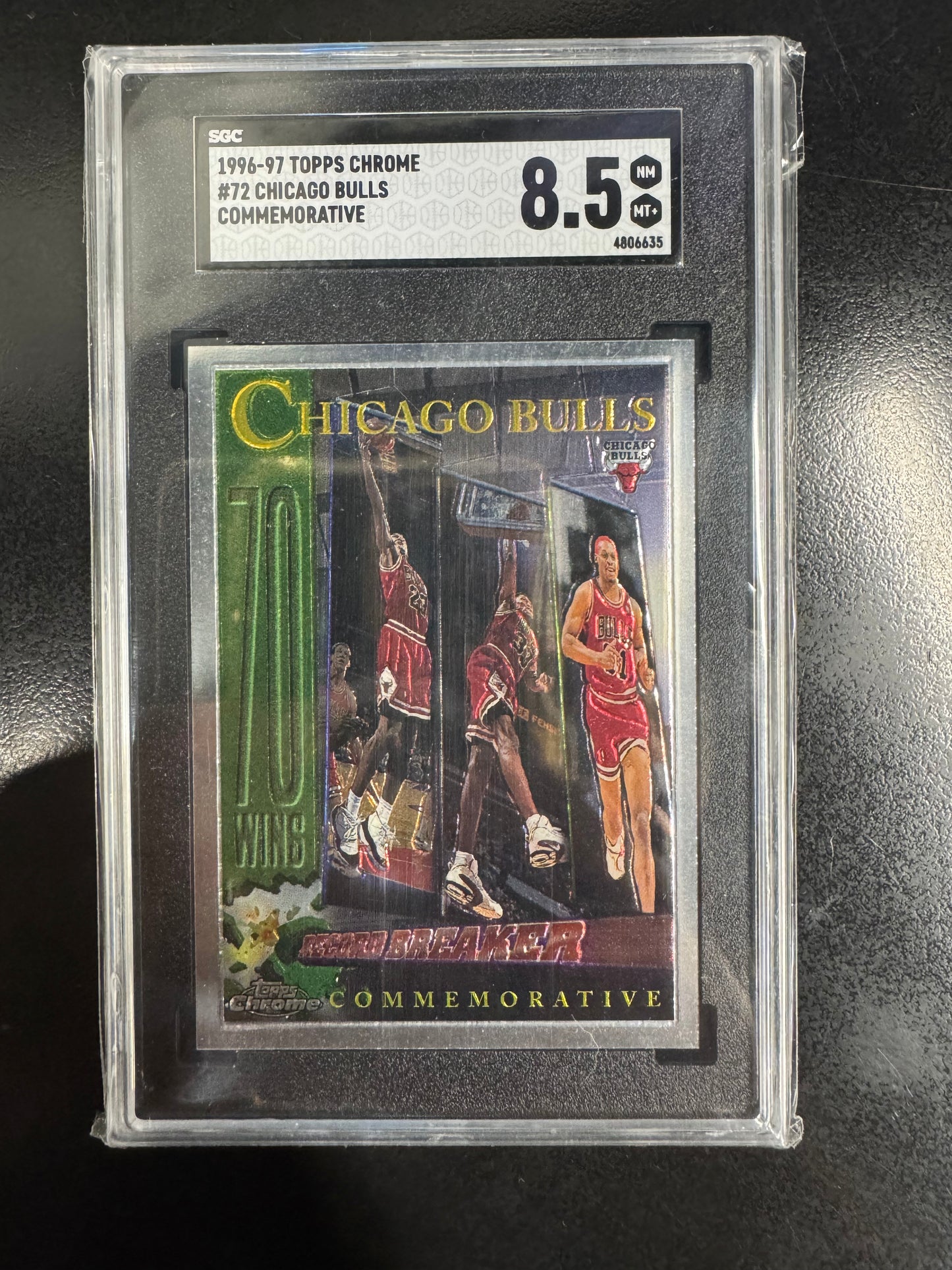 1996-97 Topps Chrome Michael Jordan #72