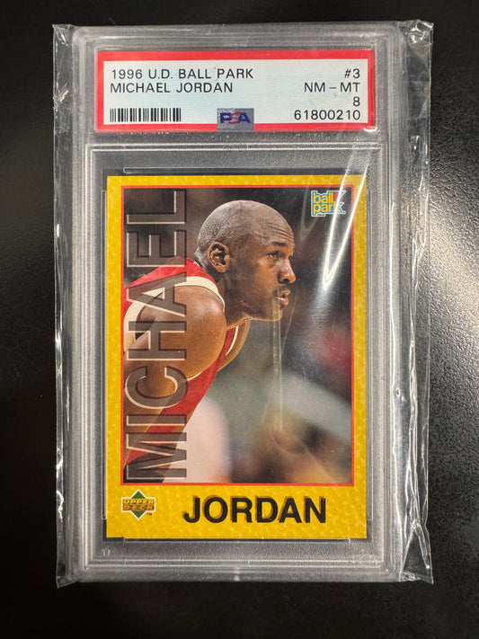 1996 UD Ball Park Michael Jordan #3
