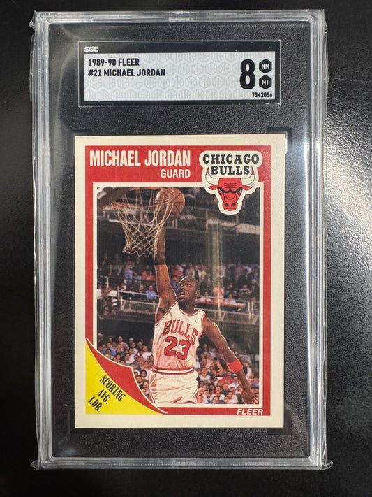 1989-90 Fleer Michael Jordan #21
