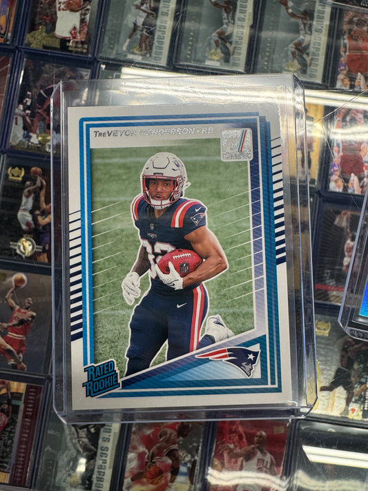 2025 Donruss - Rated Rookie TreVeyon Henderson #332 (RC)