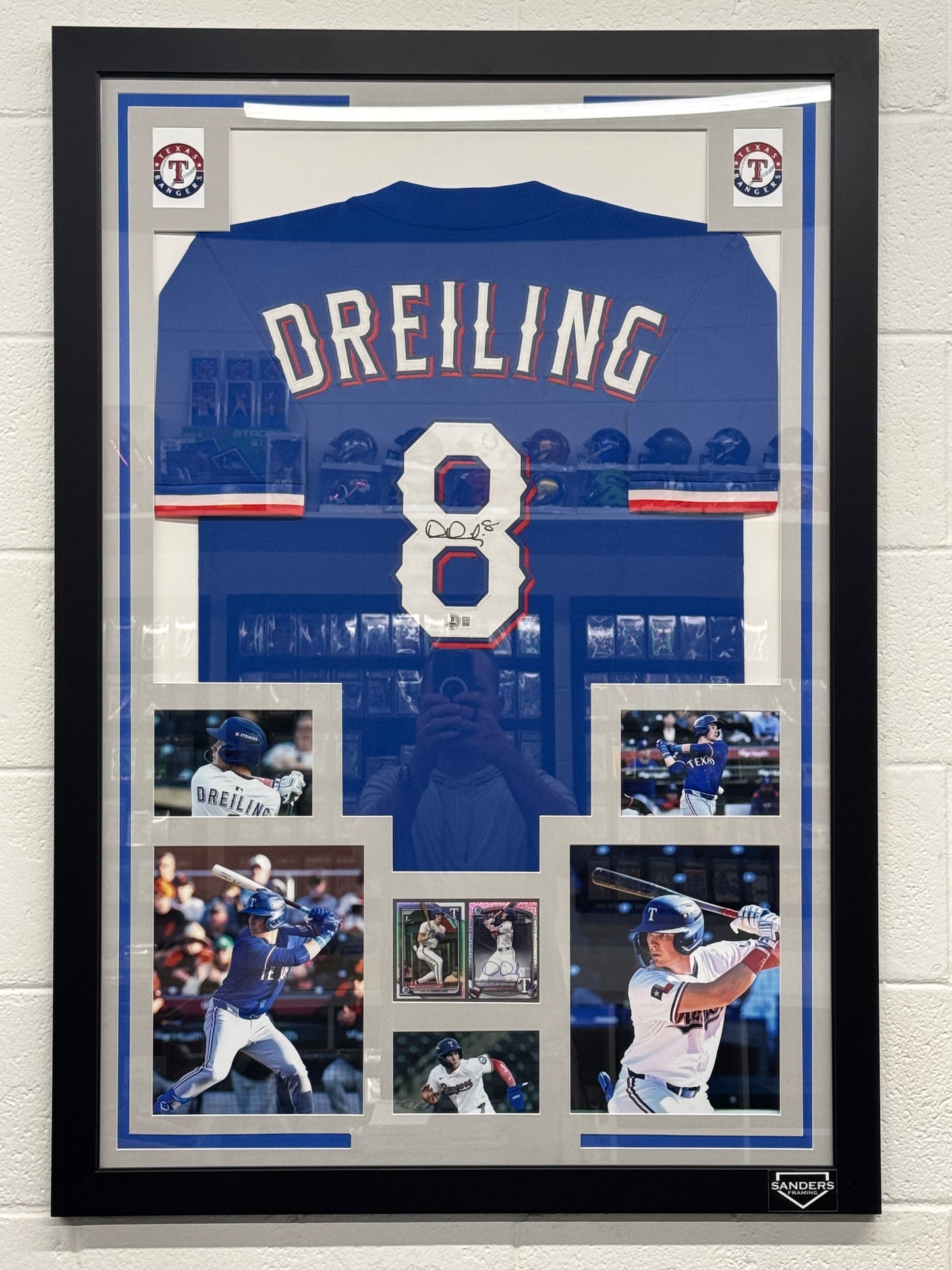 Dylan Dreiling Autographed Framed Jersey